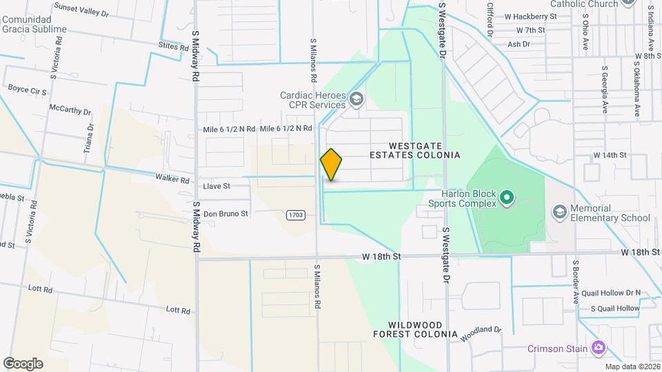 2608 Bald Cypress Dr Map and Location Details