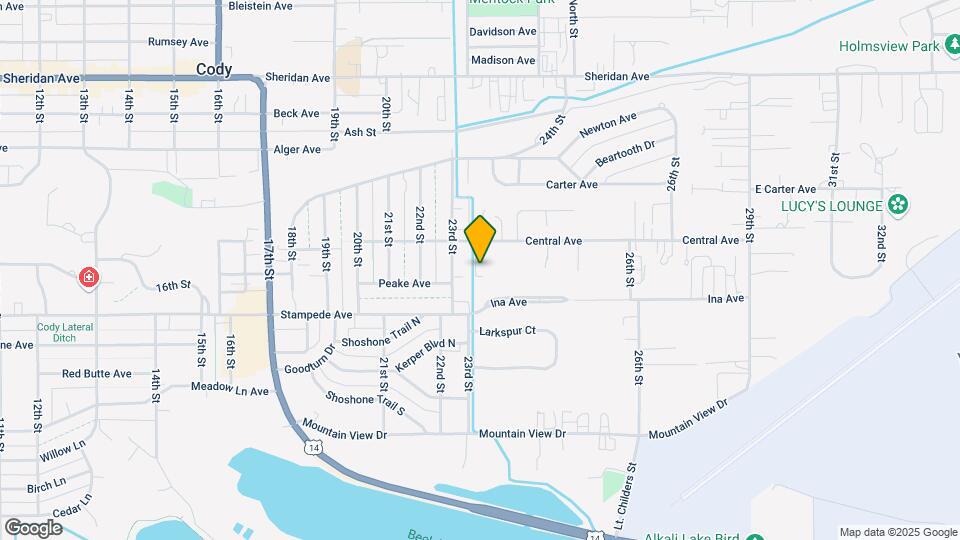 2312 Central Ave Map and Location Details