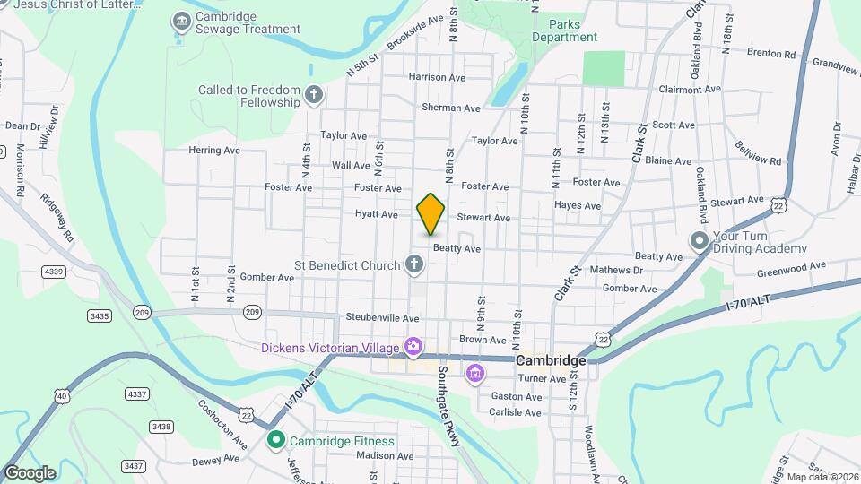 711 Beatty Ave Map and Location Details