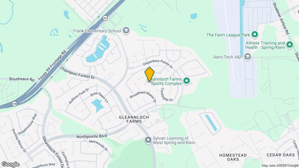 9603 Edgeloch Dr Map and Location Details