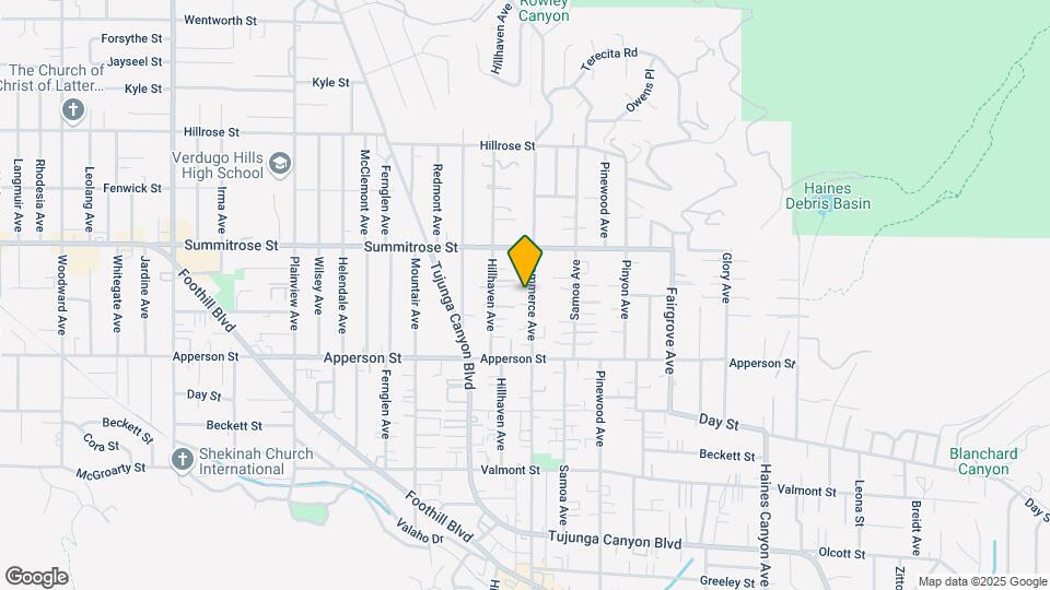 Duplex in Tujunga Map and Location Details