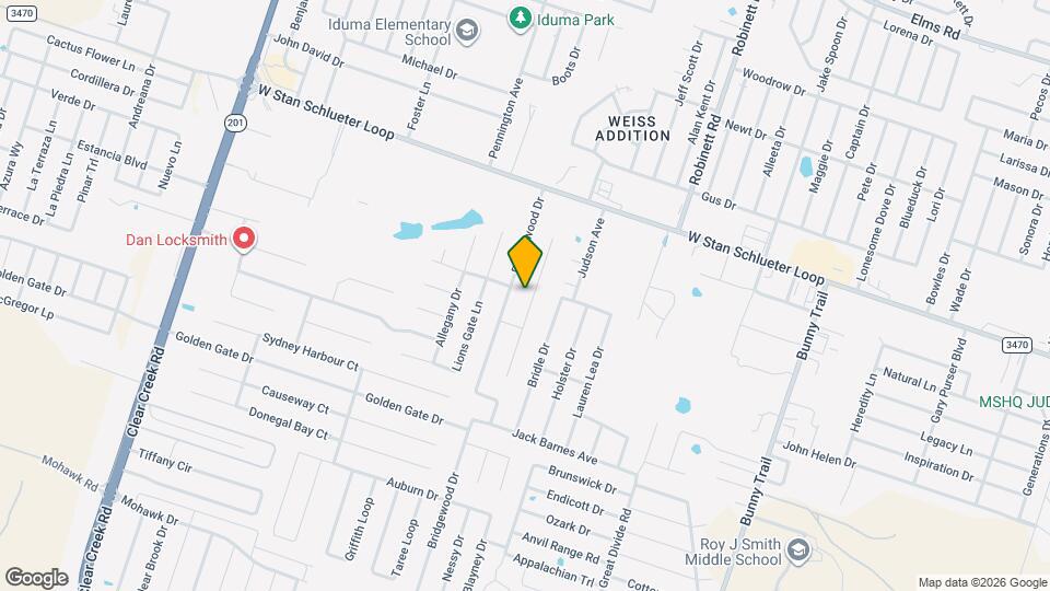 5103 Williamette Ln Map and Location Details