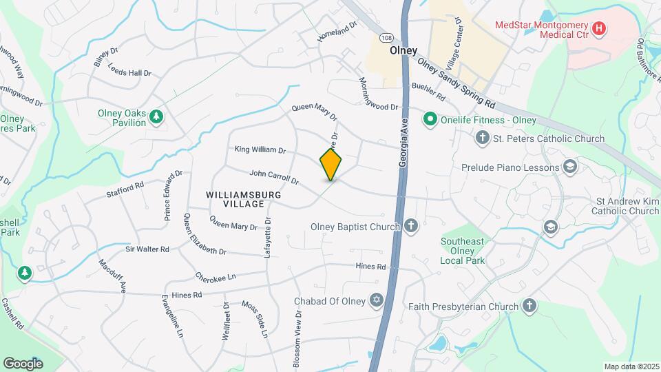 19532 Olney Mill Rd Mapa y Detalles de la Ubicación