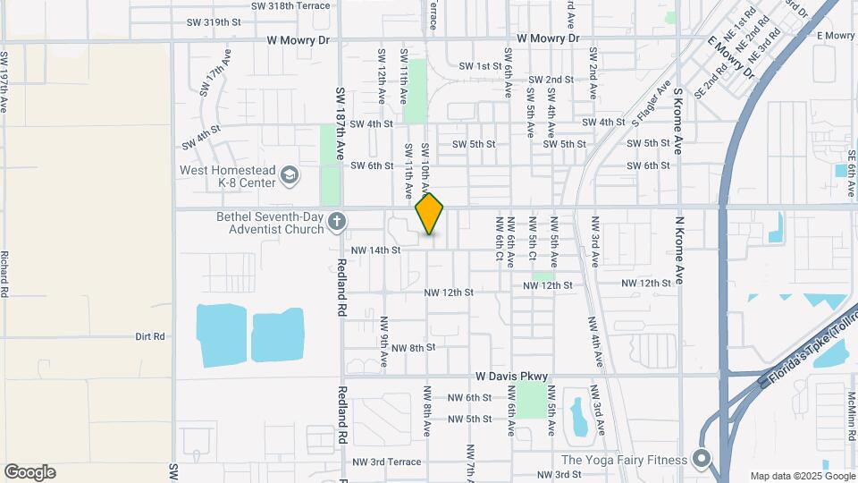 1422 NW 8th Ave Map and Location Details