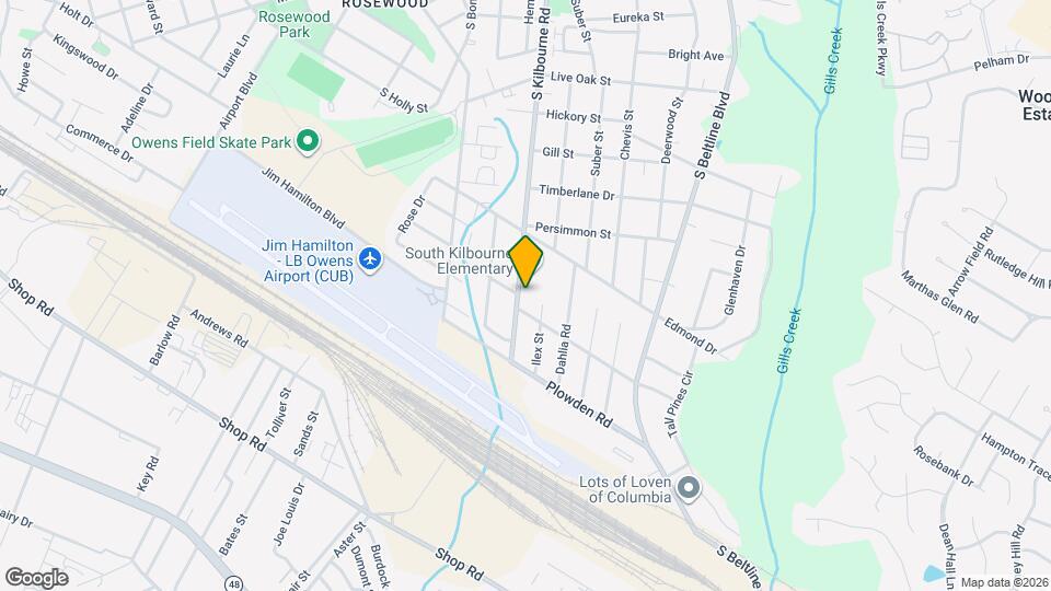 1420 S Kilbourne Rd Map and Location Details