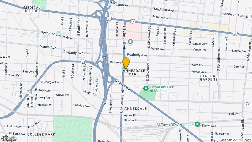 1235 Vinton Ave-Unit -1 Map and Location Details