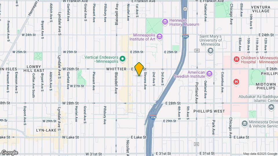2625 1st Ave S Mapa y Detalles de la Ubicación