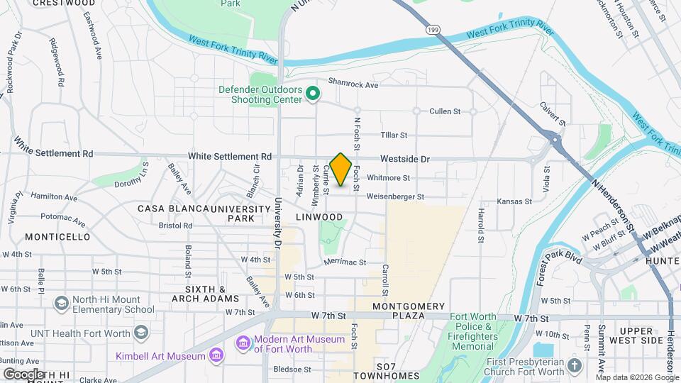 2820 Weisenberger St Mapa y Detalles de la Ubicación