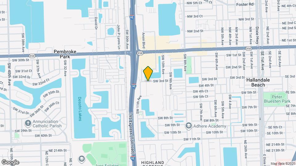 301 SW 10th Terrace Map and Location Details