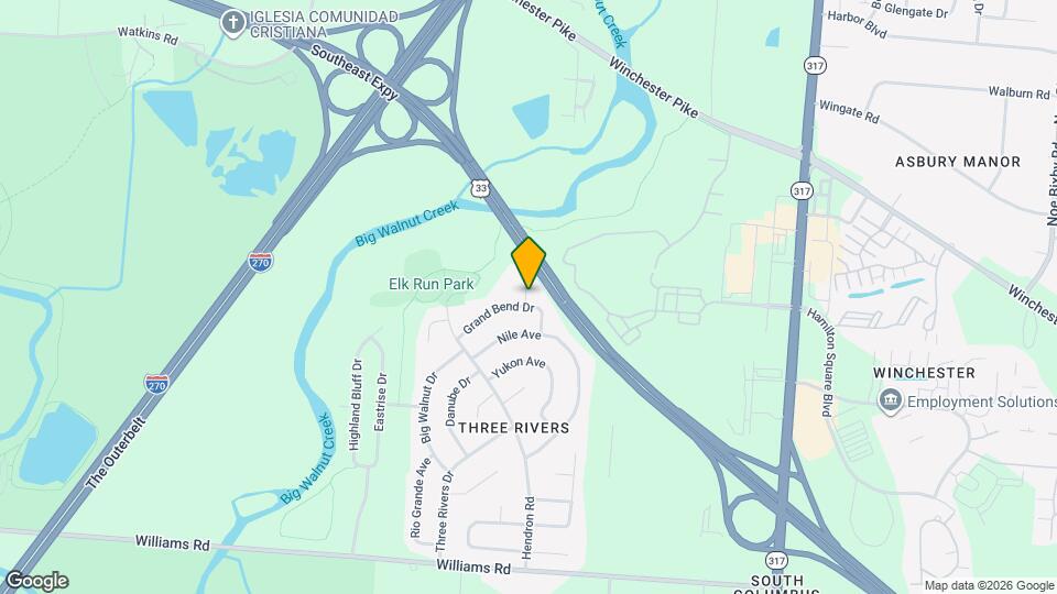 Elk Run Villas Map and Location Details