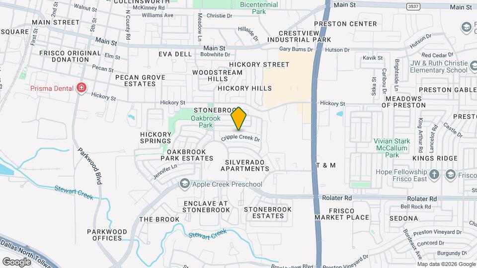 8350 Cripple Creek Dr Map and Location Details