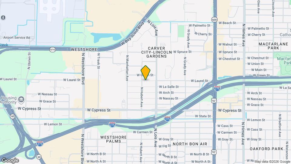 4220 W Laurel St Map and Location Details