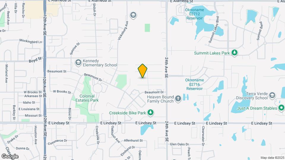 2120 Meridian Dr Map and Location Details