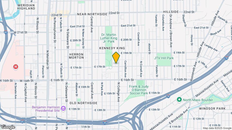 660 E 17th St Map and Location Details