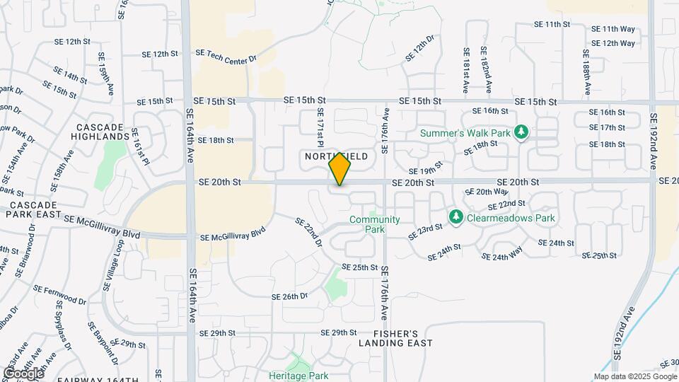 17210 SE 21st St Map and Location Details