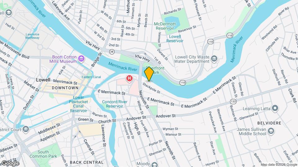 206 Stackpole St, Unit 10 Map and Location Details