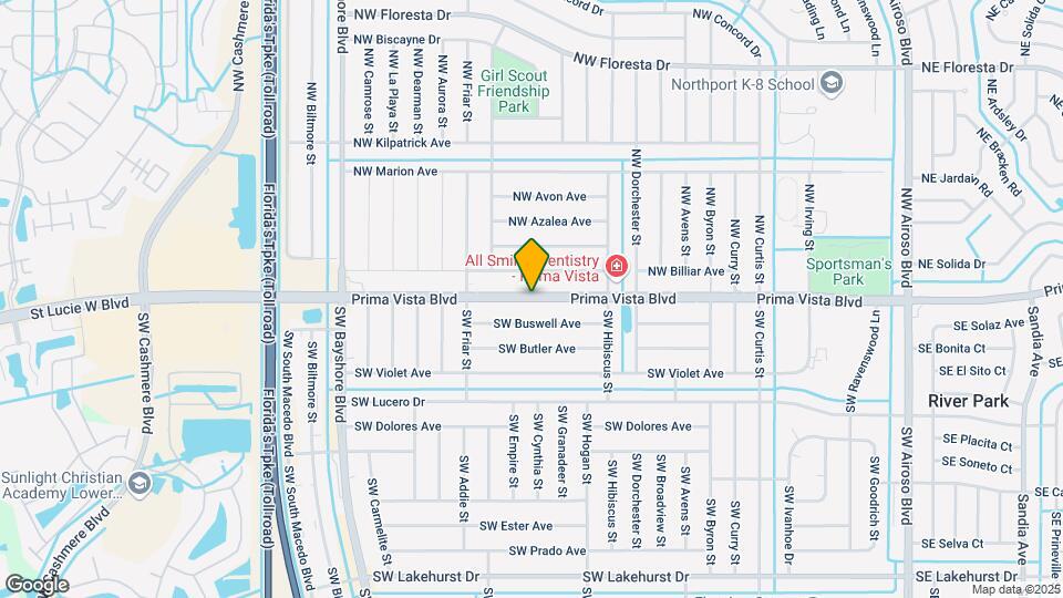 542 SW Prima Vista Blvd Map and Location Details