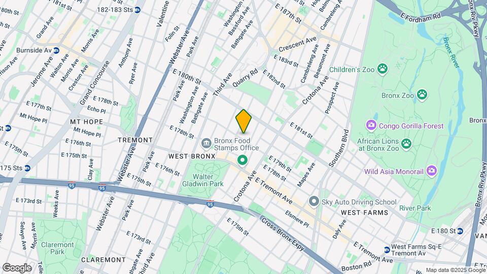 615 E 179th St Map and Location Details
