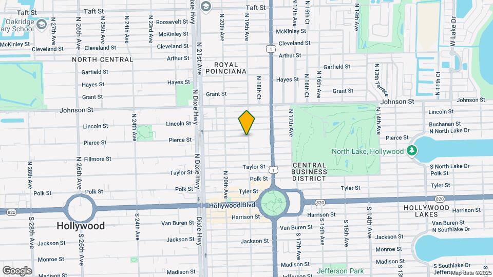 1901 Pierce St-Unit -1 Map and Location Details