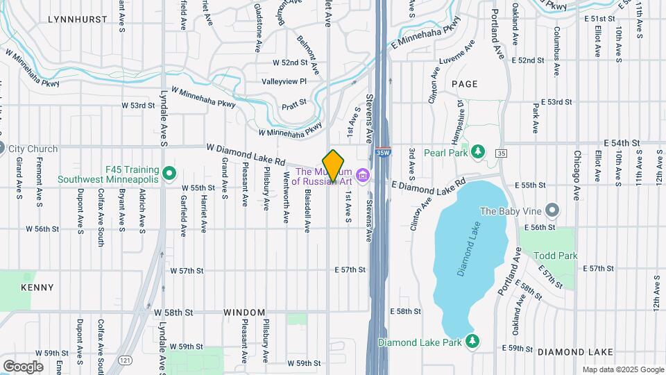 5501 Nicollet Ave Mapa y Detalles de la Ubicación