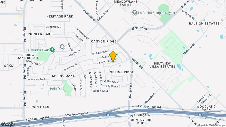 14813 N Spring Ridge Cir Map and Location Details