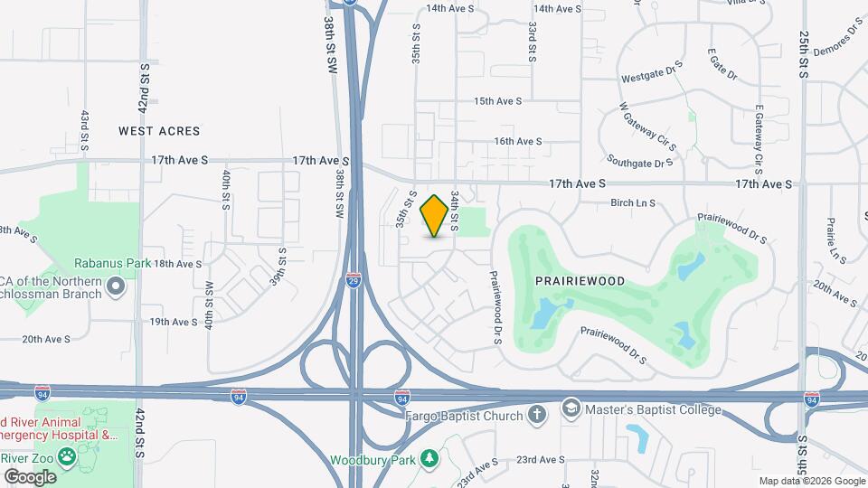 1765 34th St SW Map and Location Details