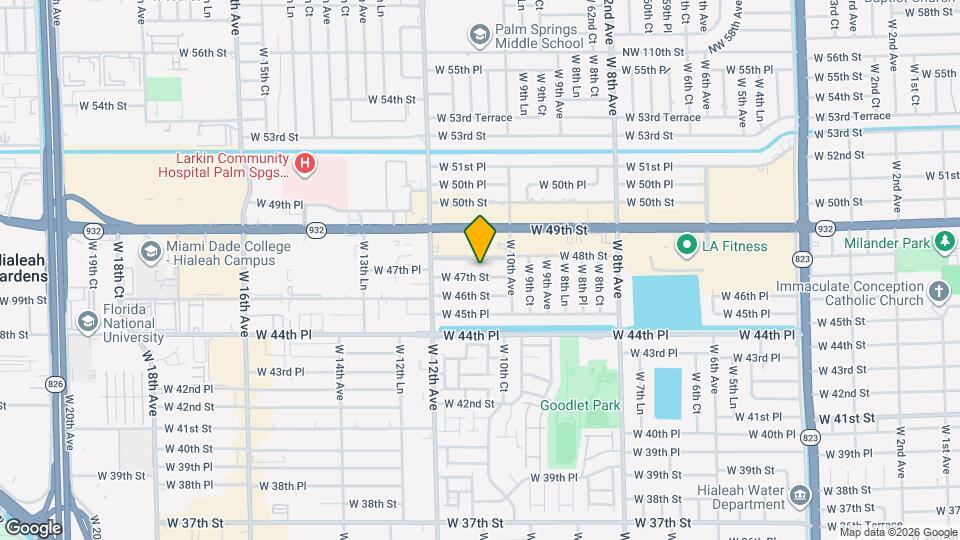 1051 W 47th St Map and Location Details