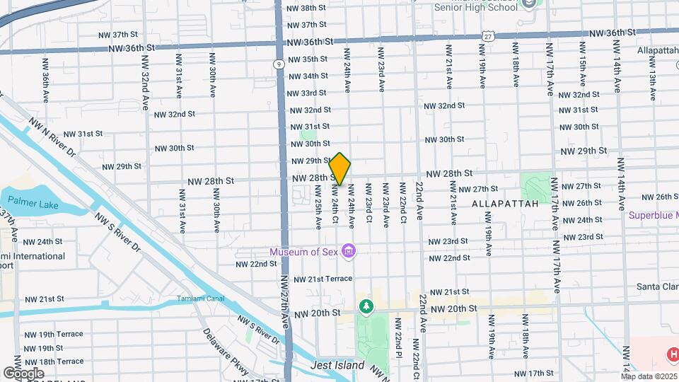 2701 NW 24th Ct Map and Location Details