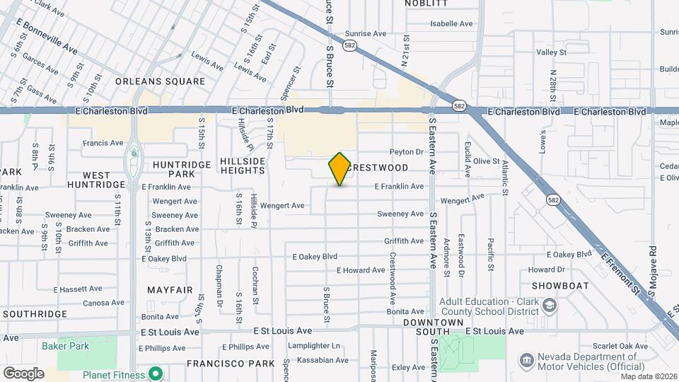 1808 Franklin Ave Mapa y Detalles de la Ubicación