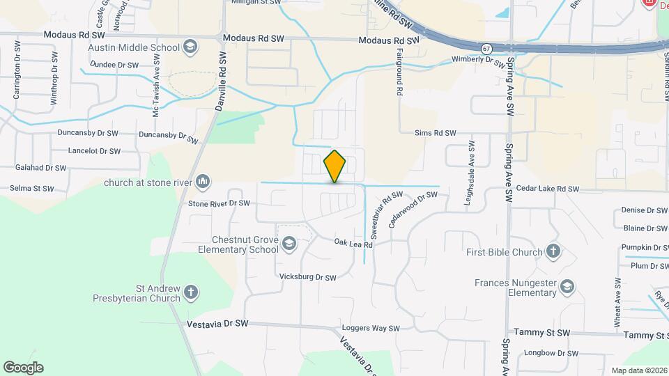 3216 Darlington Dr SW Map and Location Details