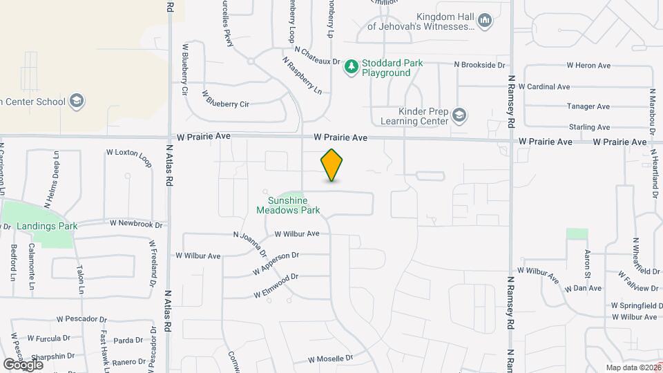 2553 W Timberlake Loop Map and Location Details