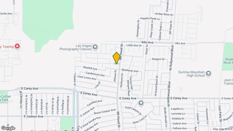 6271 Stone Hollow Ave Map and Location Details