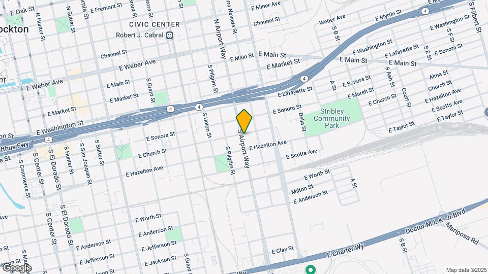 1302 Church St Map and Location Details