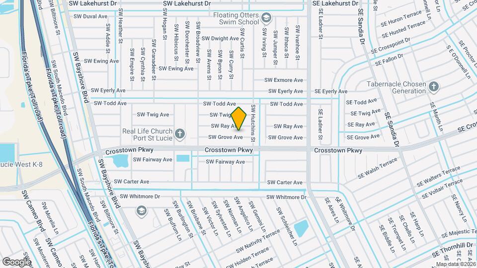 225 SW Grove Ave Map and Location Details