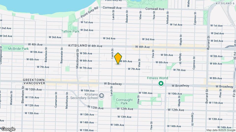 2455 W 7th Ave Map and Location Details