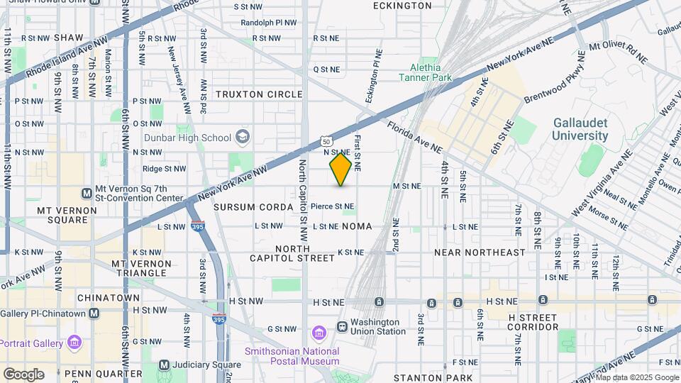 AVA NoMa Mapa y Detalles de la Ubicación