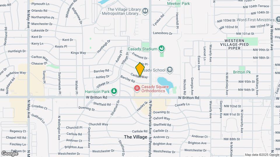 2136 Carlton Way Map and Location Details