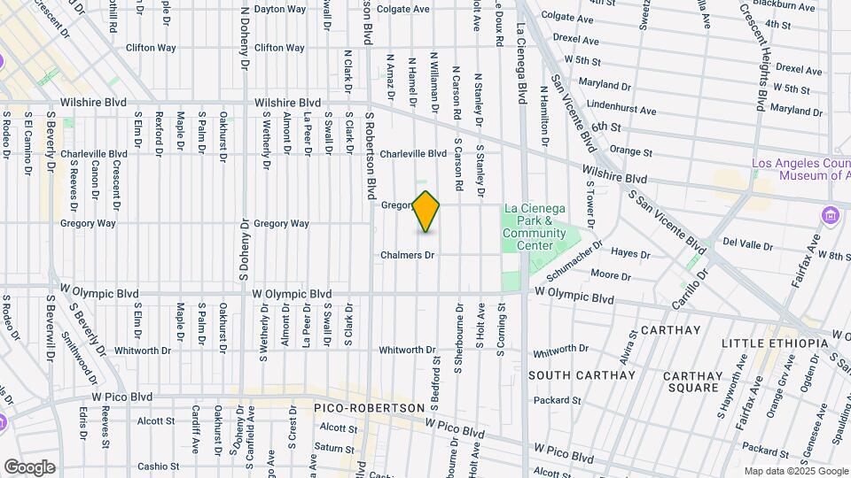 850 S Shenandoah St Map and Location Details
