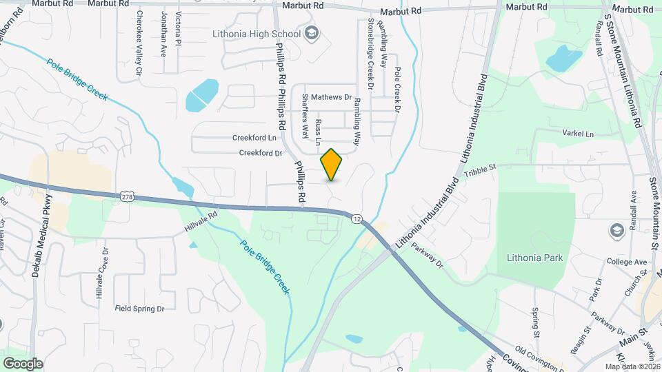 2390 Camden Oak Way Map and Location Details