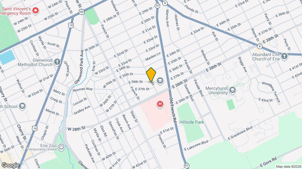 3612 Holland St, Unit 3612 Mapa y Detalles de la Ubicación