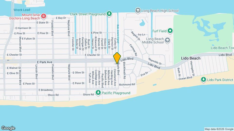 855 E Walnut St Map and Location Details