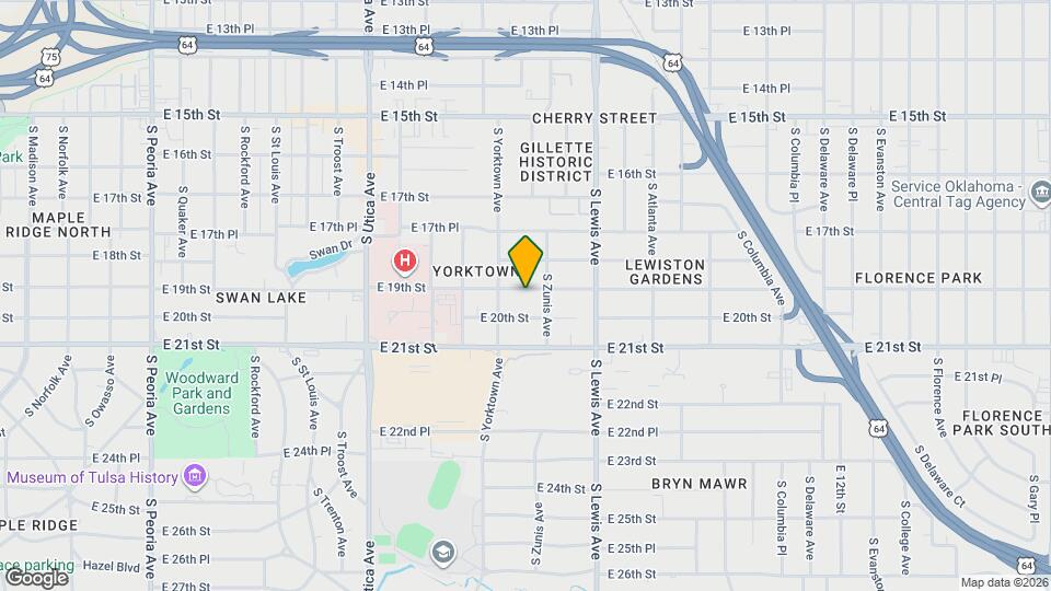 2124 E 19th St Map and Location Details