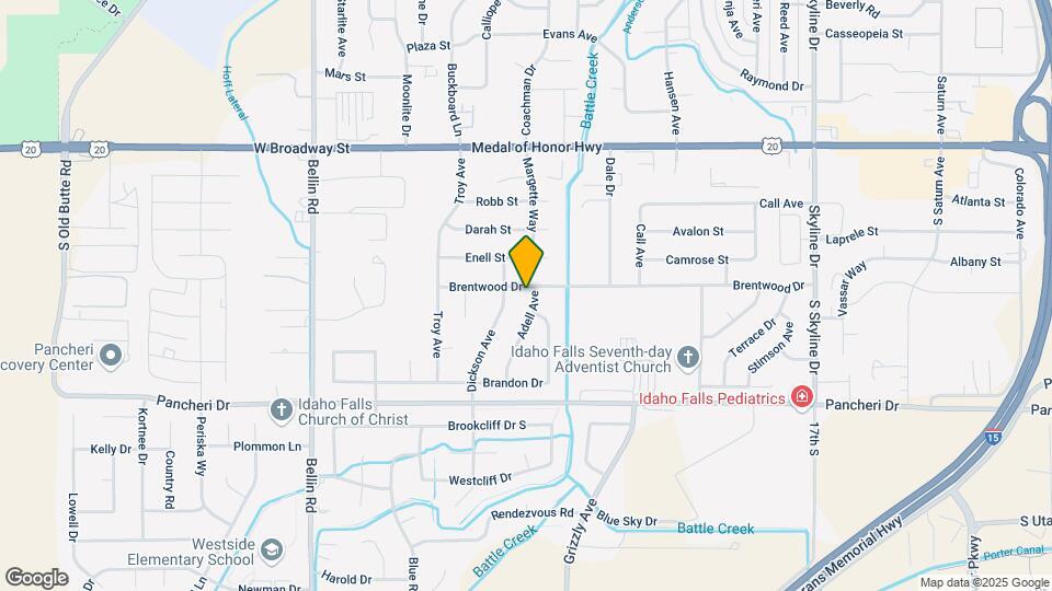 2169 Brentwood Dr Map and Location Details