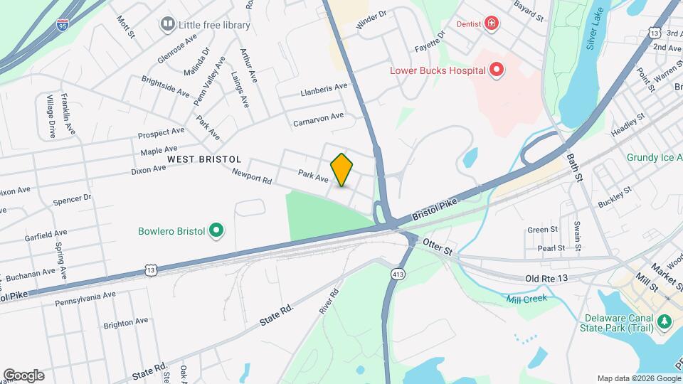 309 Park Ave Map and Location Details