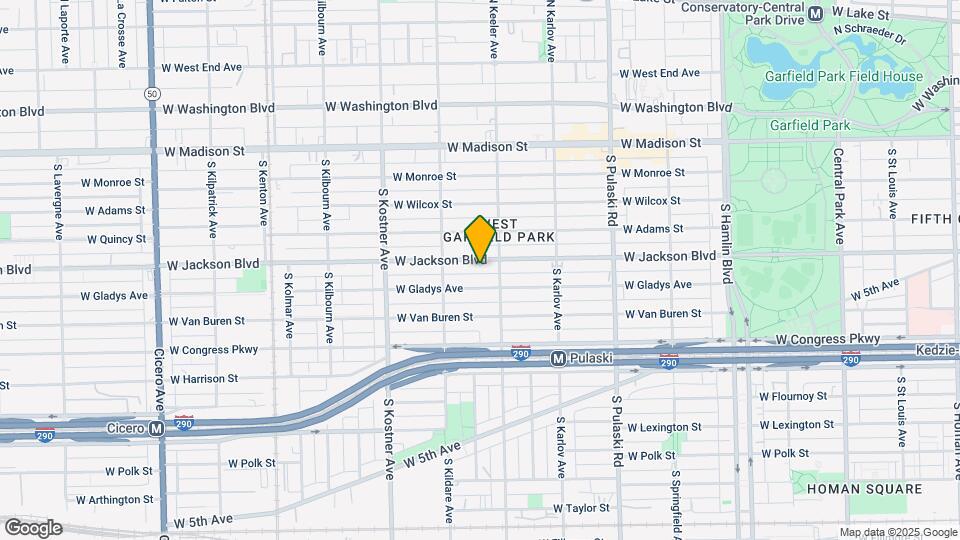 4221 W Jackson Blvd-Unit -Garden Map and Location Details
