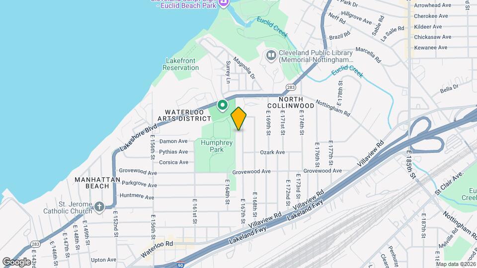 1080 E 167th St Map and Location Details