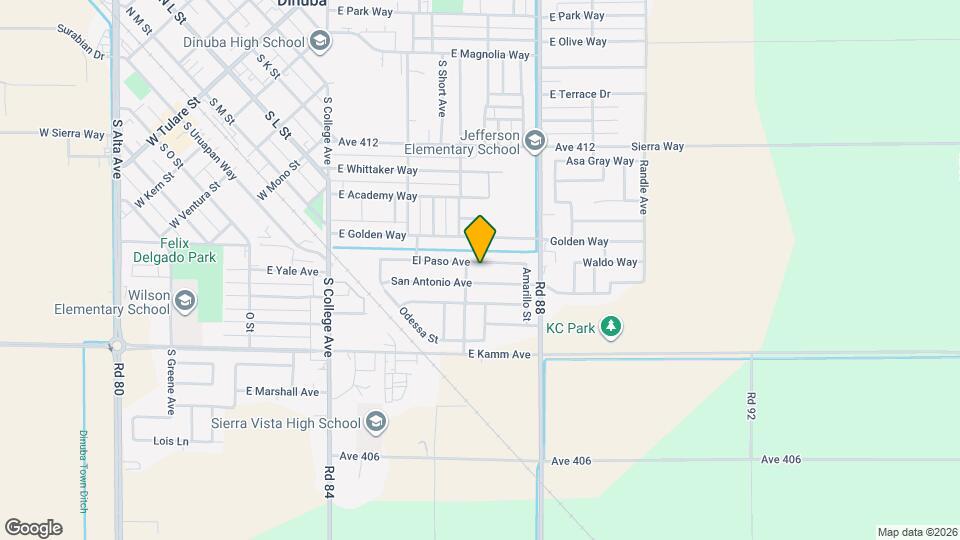 1492 El Paso Ave Map and Location Details