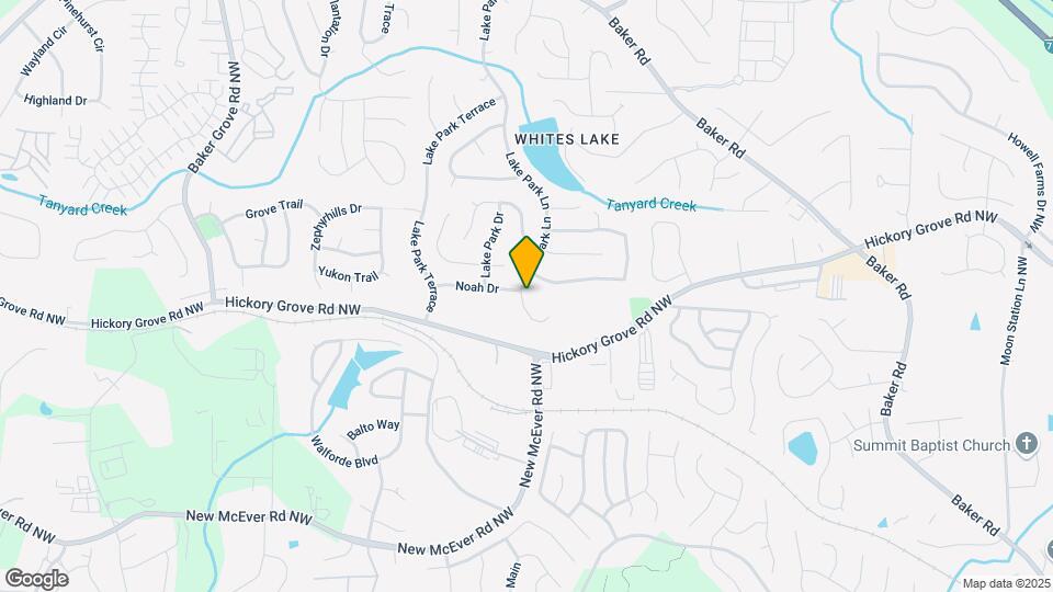 4856 Lake Park Ln Map and Location Details
