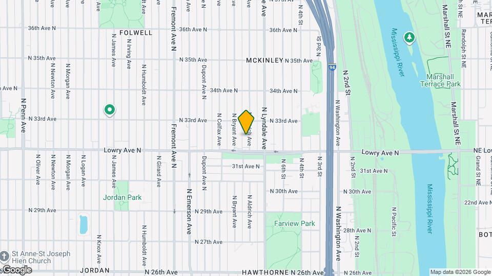 3223 N Aldrich Ave Map and Location Details