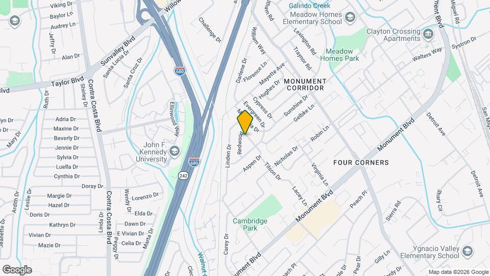 1225 Aspen Dr Map and Location Details